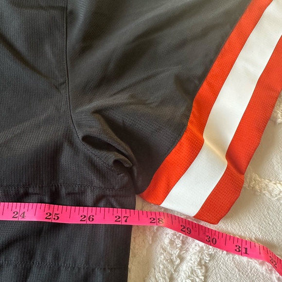 Adidas Men Black Miami Hurricanes NCAA Strategy Short Sleeve Half-Zip Jacket XL - Picture 8 of 10